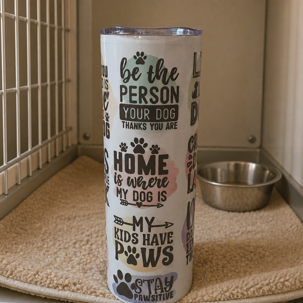 Dog Themed 20 Oz tumblers