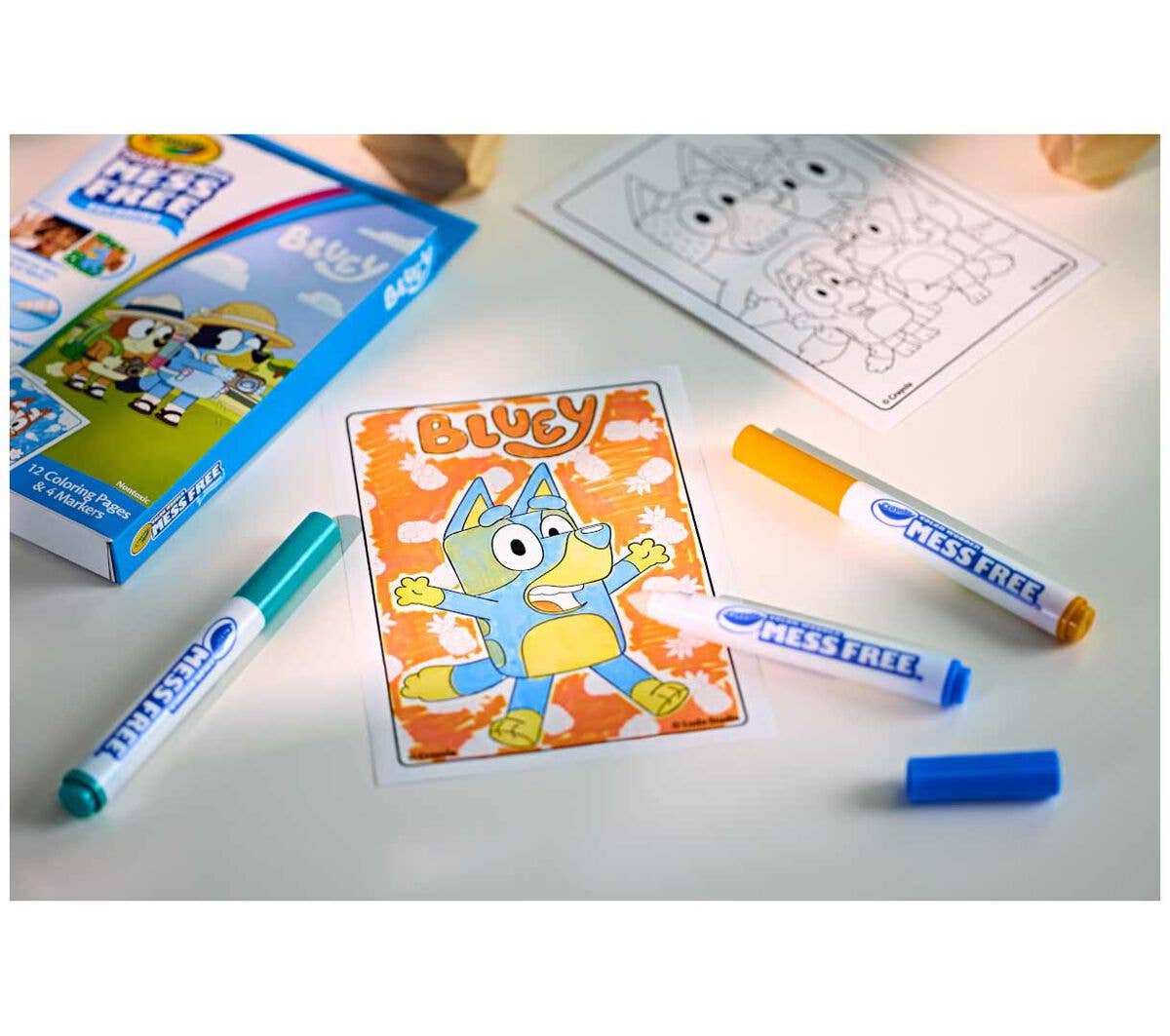 Bluey Crayola Color Wonder Mini Box Set with Markers