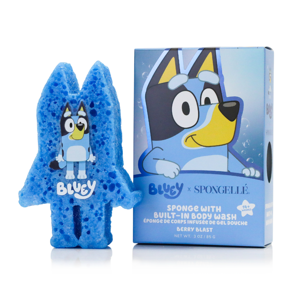 Bluey Berry Blast Body Buffer | Bluey x Spongellé