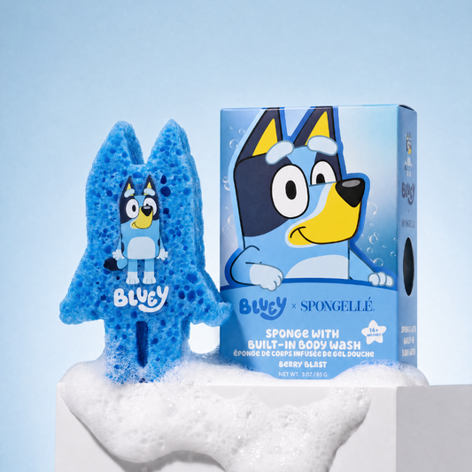 Bluey Berry Blast Body Buffer | Bluey x Spongellé