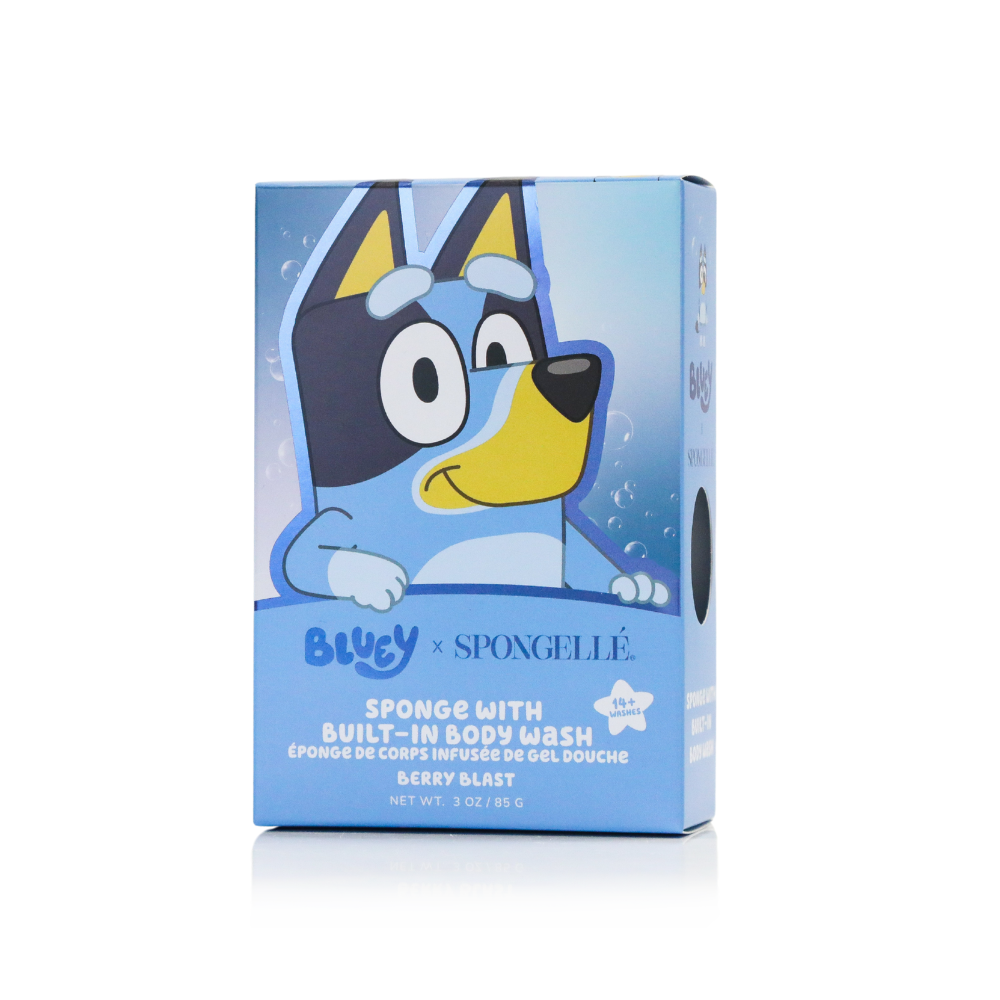 Bluey Berry Blast Body Buffer | Bluey x Spongellé