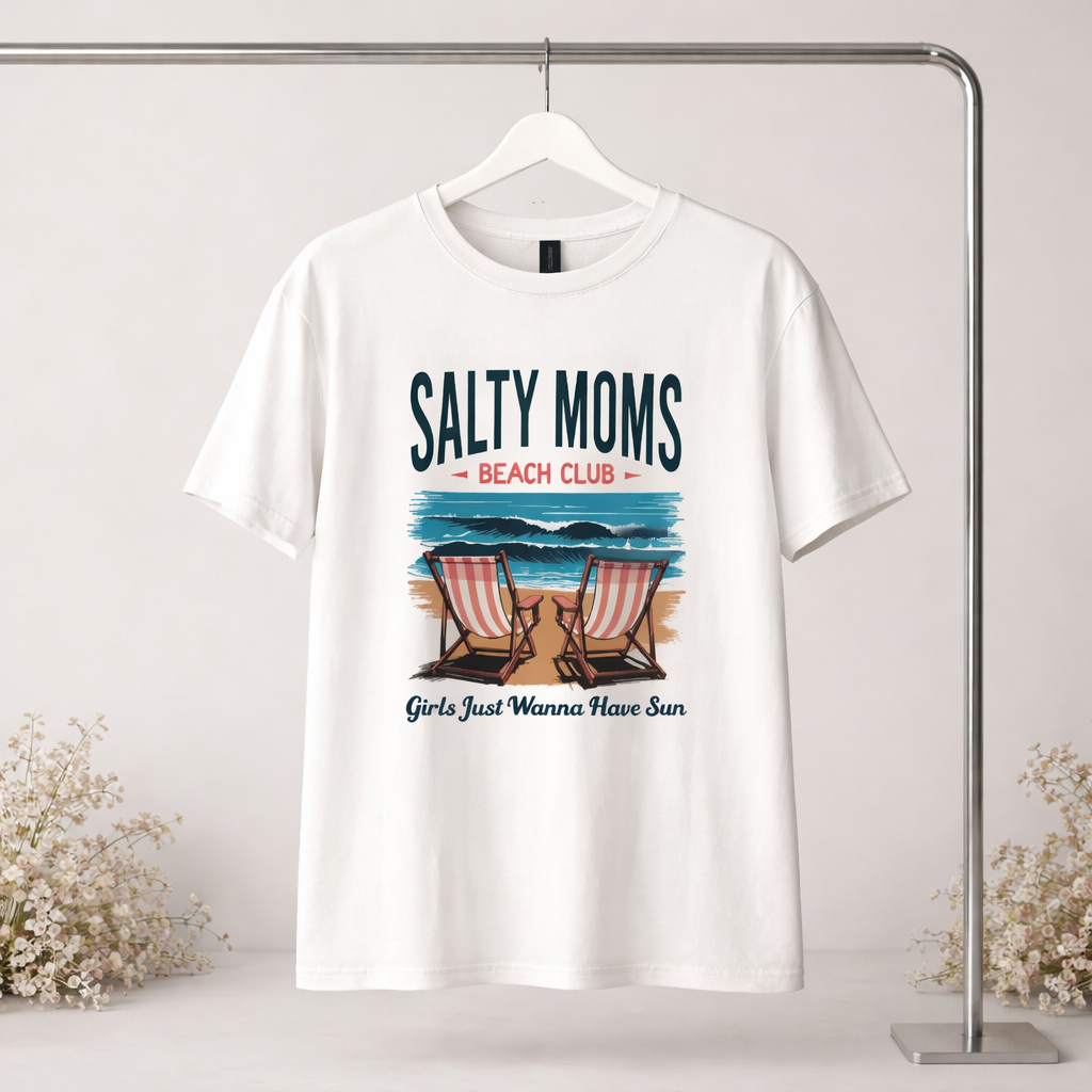 Salty Mom"s Beach Club T