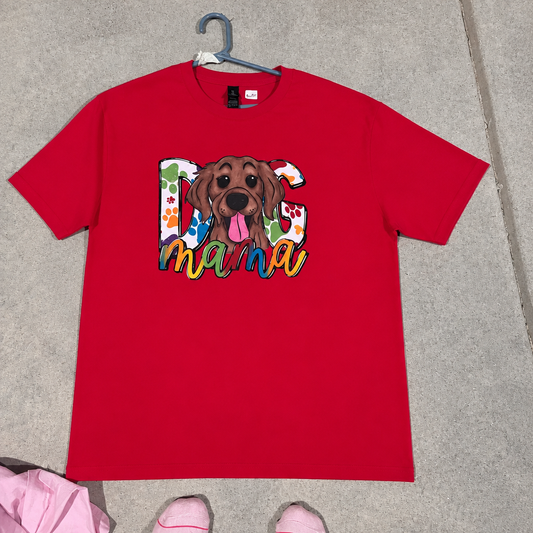 Golden Retriever Dog Mama Tee