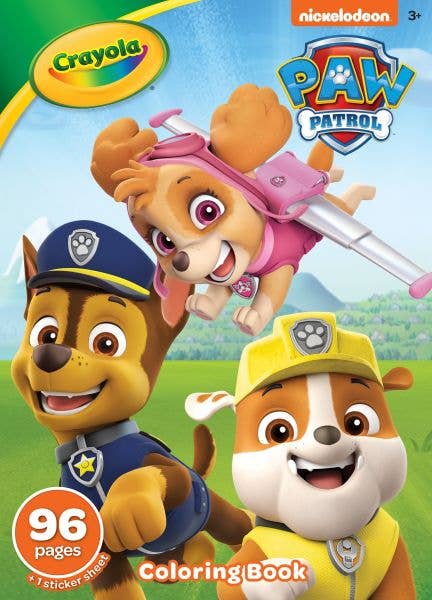Paw Patrol Coloring Book & Crayon Set